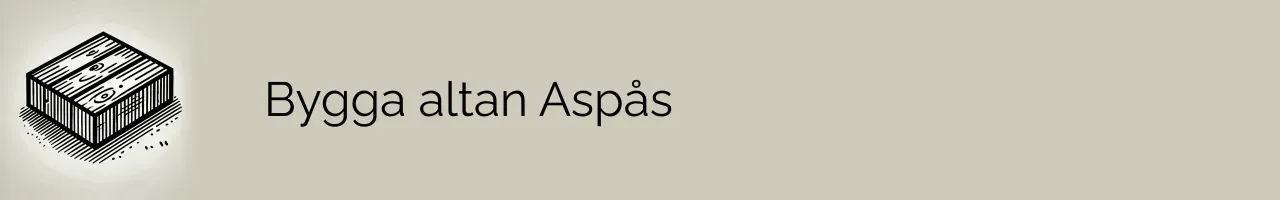 Bygga altan Aspås